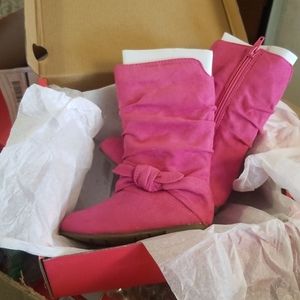 New Jumping Beans girls boots size 7 hot pink birthday party
